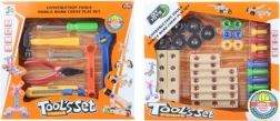 Juego de herramientas con accesorios para niños