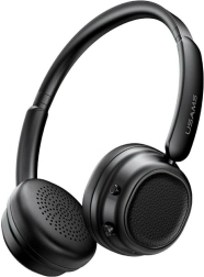 Auriculares inalámbricos on-ear USAMS SR01 con ANC y Bluetooth 5.3 – negros