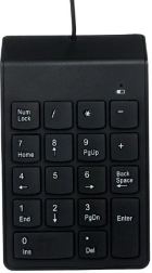 Teclado numérico con cable USB