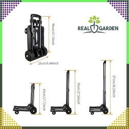 Carrito de transporte plegable con asa telescópica 40 kg