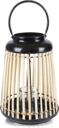 Farol de bambú para vela 33 cm