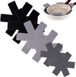 Protectores de fieltro para sartenes, 6 uds (38/35/26 cm)