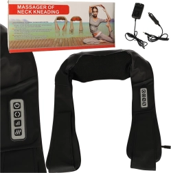 Collar de masaje Shiatsu con calefacción para cuello, hombros y espalda