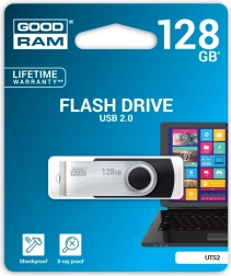 Unidad flash USB Goodram Twister 128GB negra