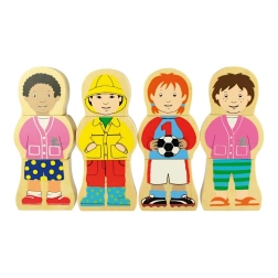 Bigjigs Toys rompecabezas magnético de madera: nacionalidades