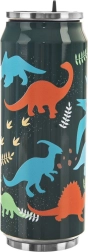 Taza térmica con forma de lata con dinosaurios 500 ml
