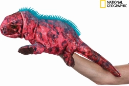 Títere de mano de National Geographic con forma de iguana, 23 cm