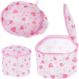 Bolsa de lavado de malla para ropa interior con estampado de fresas