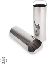 Moldes de acero inoxidable para kürtőskalács/trdelník 16 cm, 2 uds