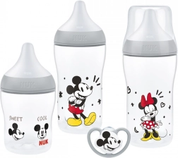 Nuk perfect match disney mickey mouse set de biberones y chupete