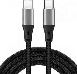 Cable tipo C negro 1 m