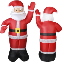 Papá Noel inflable con iluminación LED 180 cm