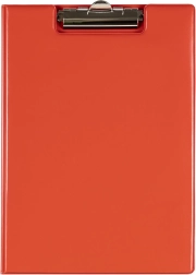 Portapapeles A4 de plástico rojo