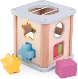 Bigjigs Toys Cubo motor de habilidades Azul