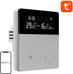 Termostato inteligente para calentamiento de agua AVATTO con Wi‑Fi y TUYA