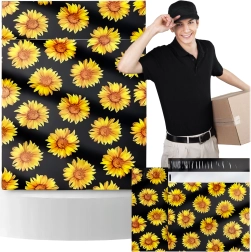 Sobres postales de plástico con girasoles 255 × 370 mm, 50 uds.