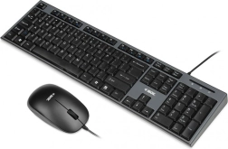 Juego de teclado y ratón IBOX IKMS606 USB, negro, 800 DPI