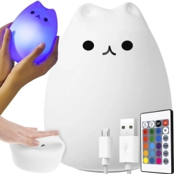 Lámpara nocturna LED para niños Gatito