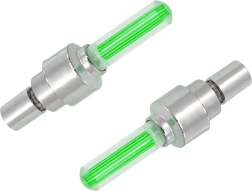 Tapones luminosos para válvulas – verdes, set de 2 uds