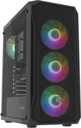Caja de ordenador FURY Shobo SH4F RGB midi tower con vidrio templado, negra