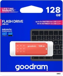 Memoria USB flash Goodram UME3 128GB USB 3.0 naranja
