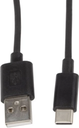 Cable USB-C -> USB-A M/M 1,8 m 2.0 negro