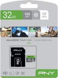 Tarjeta de memoria microSDHC 32 GB PNY Elite