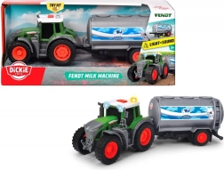 Tractor con remolque cisterna para leche de 26 cm