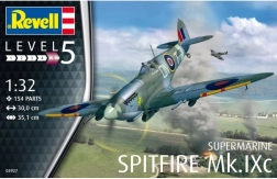Maqueta de plástico del avión Spitfire Mk.IXC para montar
