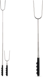 Tenedor telescópico para asar de acero inoxidable 24–72 cm