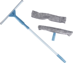Limpiador de ventanas telescópico con escobilla 50–95 cm, juego de 4 piezas