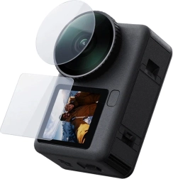 Kit de cristales templados Telesin para DJI Osmo Action 6 (objetivo y pantallas)