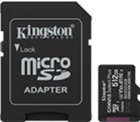 Tarjeta de memoria microSD 512GB Canvas Select+ con adaptador