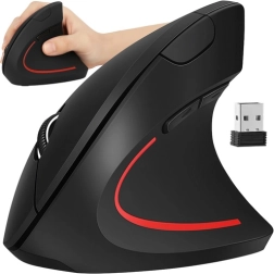 Ratón ergonómico vertical inalámbrico IZOXIS 2.4 GHz USB