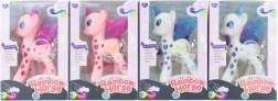 Caballito de plástico luminoso para niños