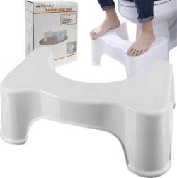 Reposapiés ergonómico para inodoro para una postura corporal correcta
