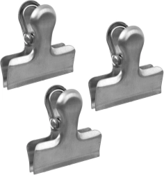 Clips para bolsas de especias, acero inoxidable, 3 uds.