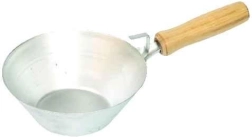 Cazoleta de albañil con mango de madera 180 mm