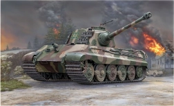 Modelo de plástico Tiger II con torre Henschel