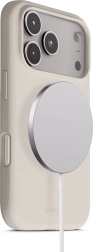 Funda de silicona Color Cover Magnetic para iPhone 17 Pro Max con MagSafe – beige piedra