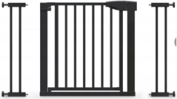 Barrera de seguridad BabyProtect 75–110 cm – Negra