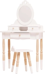 Tocador infantil de madera con espejo y taburete Le Toy Van
