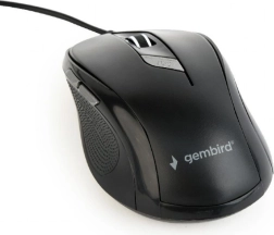 Ratón óptico USB negro