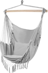 Sillón colgante brasileño con cojines Gardlov – Gris