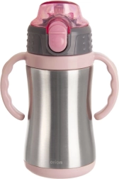 Taza térmica infantil de acero inoxidable rosa 300 ml
