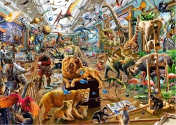 Puzzle Ravensburger Caos en la galería 1000 piezas