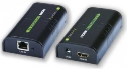 Extensor/divisor HDMI por Ethernet hasta 120 m, negro