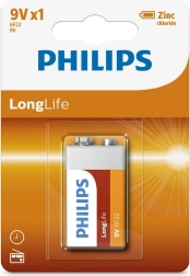 Batería LongLife 9V 6F22