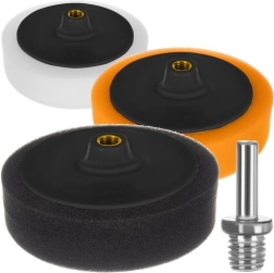 Juego de discos de pulido de espuma 145 mm (3 uds) con adaptador XTROBB