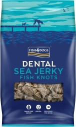 Fish4Dogs Dental Sea snacks para perros de pescado marino – nudos 500 g
